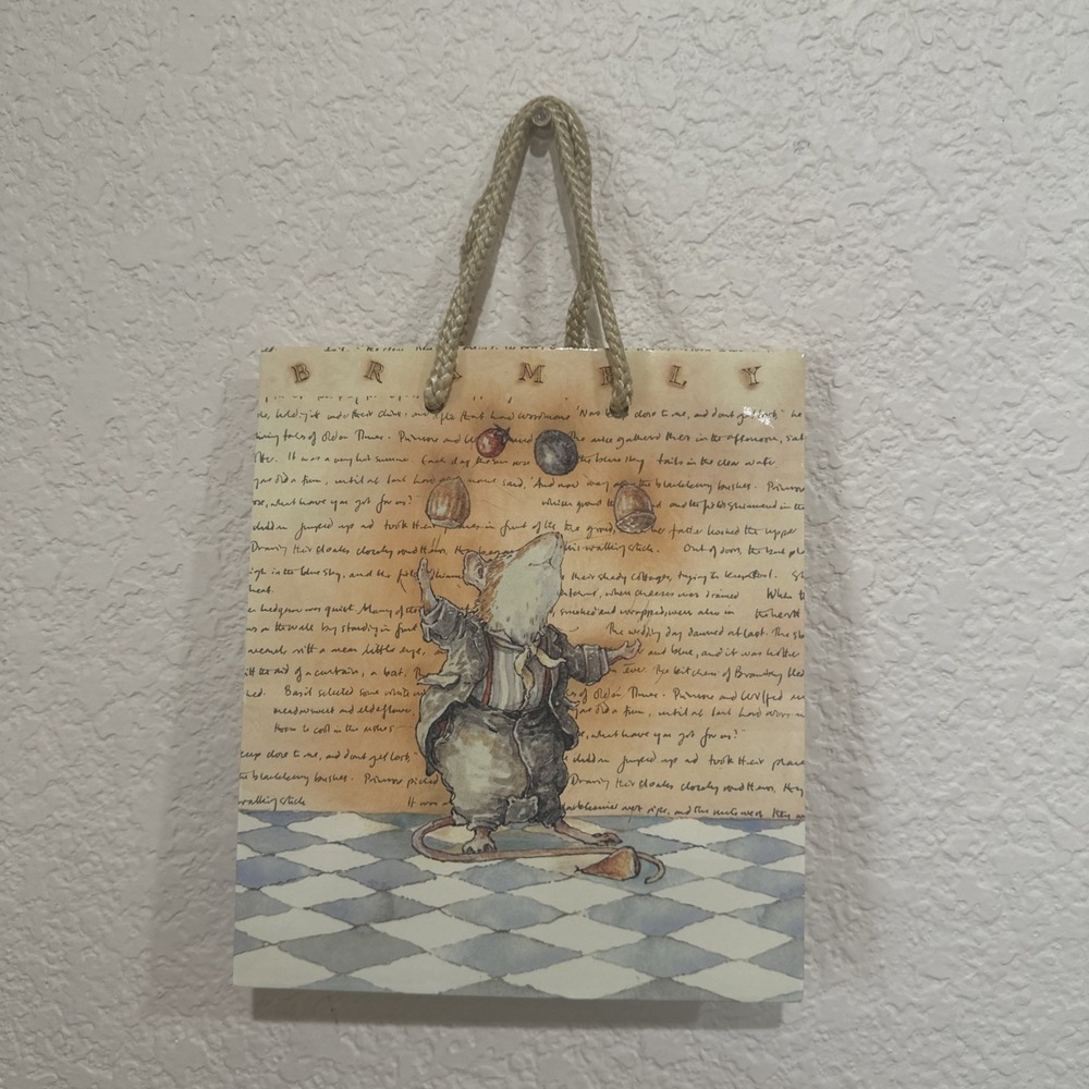 New Brambly Hedge Medium Gift Bag Jill Barklem 1994